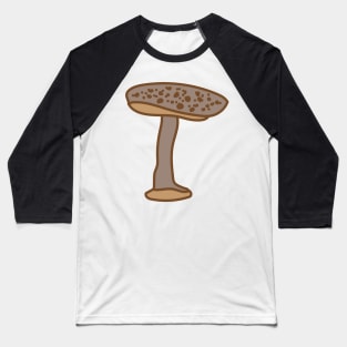 Brown Spotted Mushroom Baseball T-Shirt